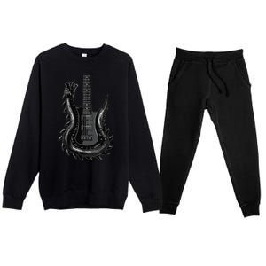 Band Shirts Rock And Roll Guitar For Men Band Tee Premium Crewneck Sweatsuit Set