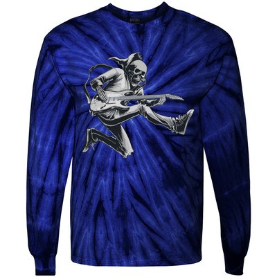 Band Shirts Rock And Roll Guitar For Men Band Tee Tie-Dye Long Sleeve Shirt