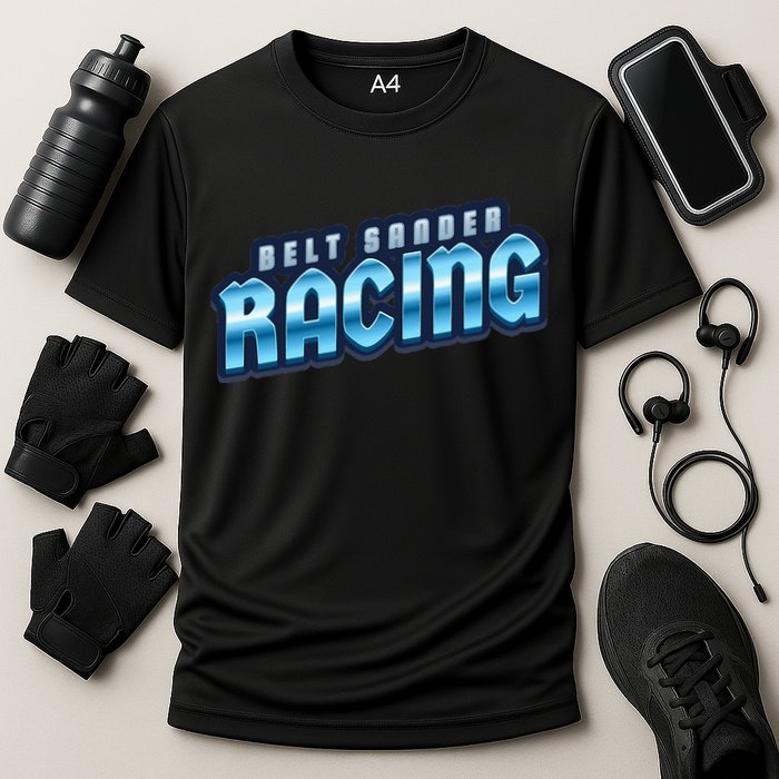 Belt Sander Racer Cooling Performance Crew T-Shirt