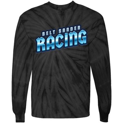 Belt Sander Racer Tie-Dye Long Sleeve Shirt