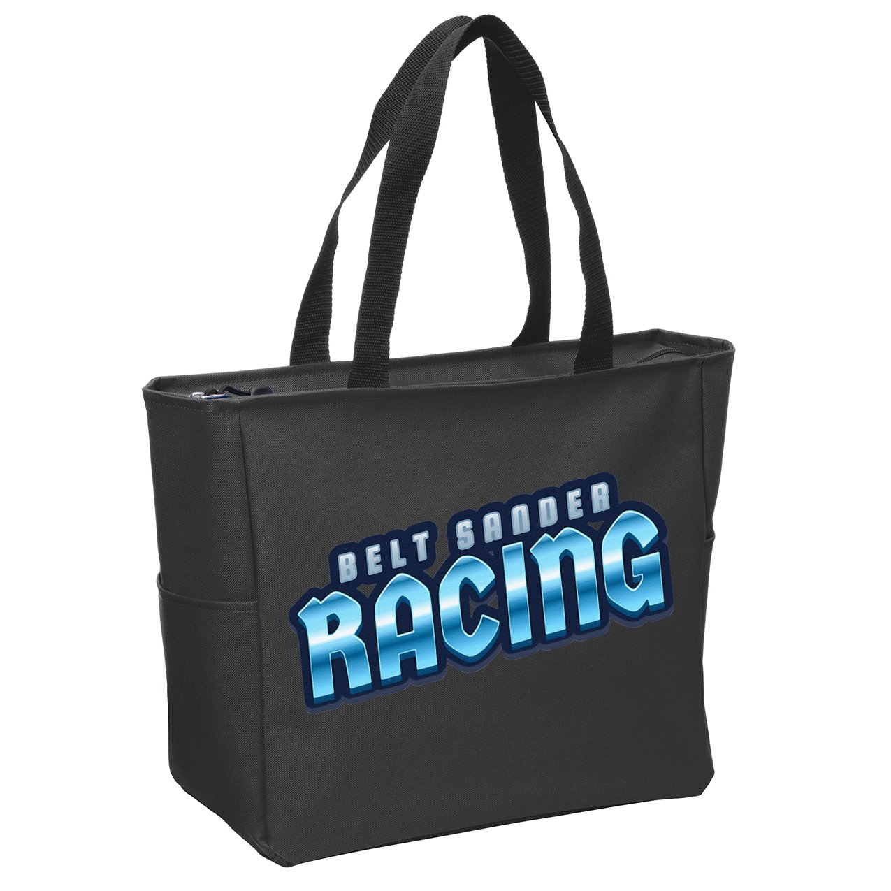Belt Sander Racer Zip Tote Bag