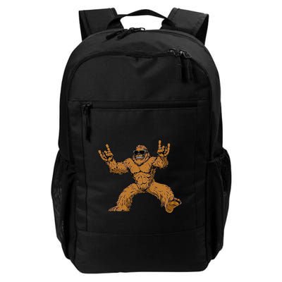 Bigfoot Sasquatch Rock On Daily Commute Backpack