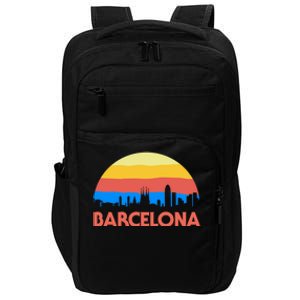 Barcelona Spain Retro Tourism Cool Gift Impact Tech Backpack