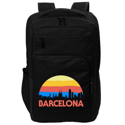 Barcelona Spain Retro Tourism Cool Gift Impact Tech Backpack