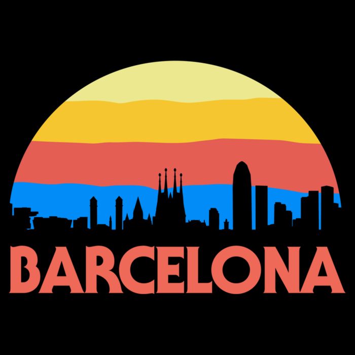 Barcelona Spain Retro Tourism Cool Gift Impact Tech Backpack