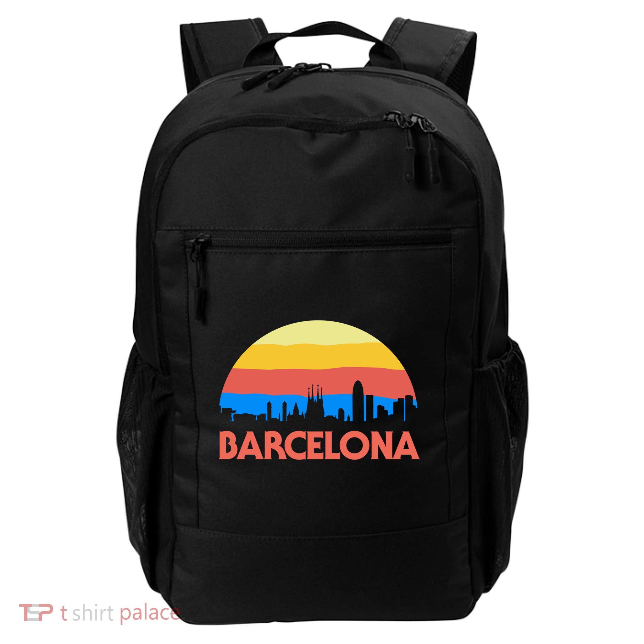 Barcelona Spain Retro Tourism Cool Gift Backpack