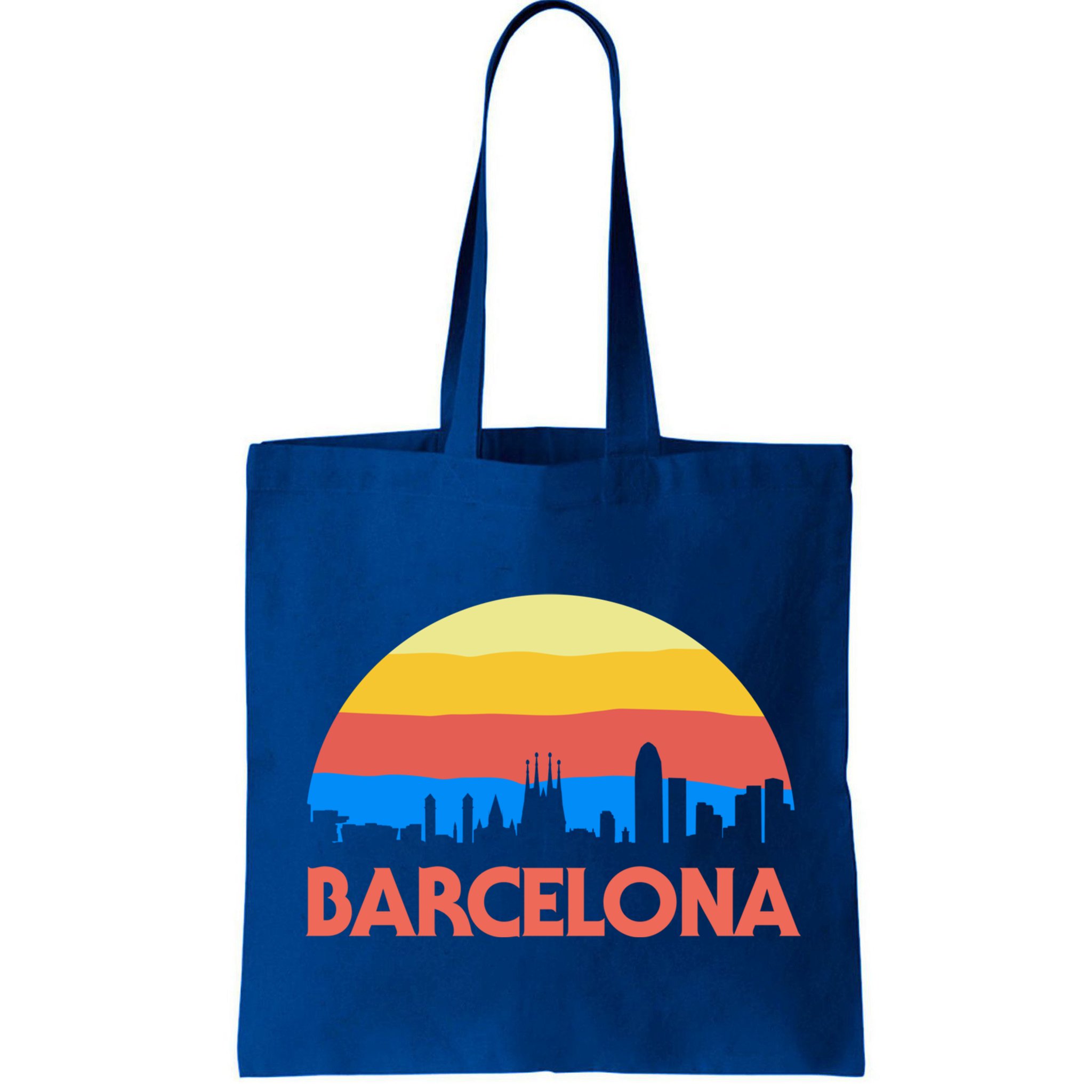 Barcelona Spain Retro Tourism Cool Gift Bag