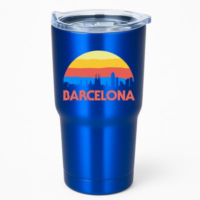 Barcelona Spain Retro Tourism Cool Gift Tumbler