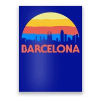 Barcelona Spain Retro Tourism Cool Gift Poster