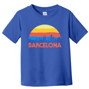 Barcelona Spain Retro Tourism Cool Gift Toddler T-Shirt