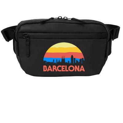 Barcelona Spain Retro Tourism Cool Gift Crossbody Pack