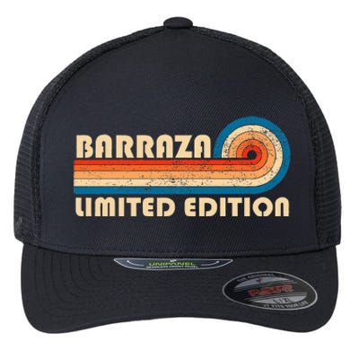 Barraza Surname Retro Vintage 80s 90s Birthday Reunion Flexfit Unipanel Trucker Cap