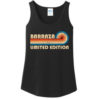 Barraza Surname Retro Vintage 80s 90s Birthday Reunion Ladies Essential Tank