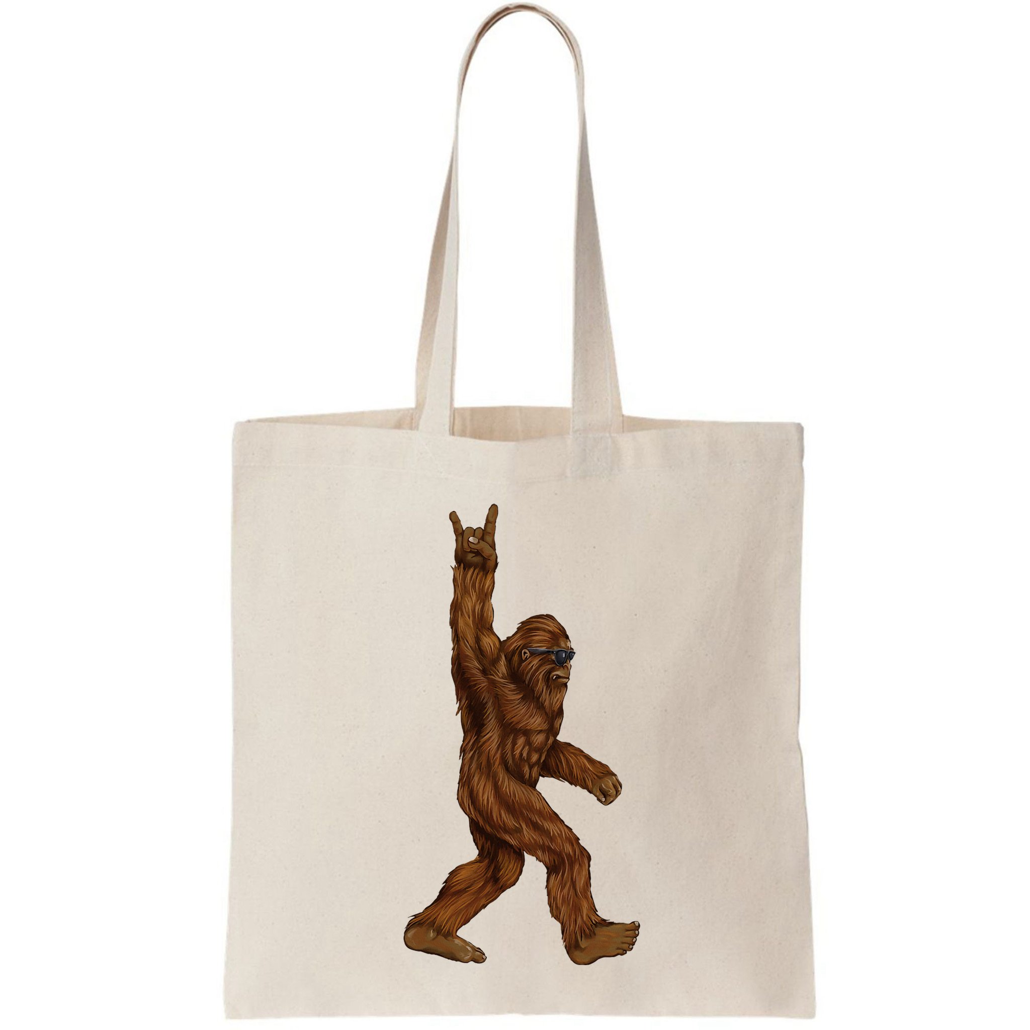 Bigfoot Sasquatch Rock and Roll Sunglasses Rock On Bag