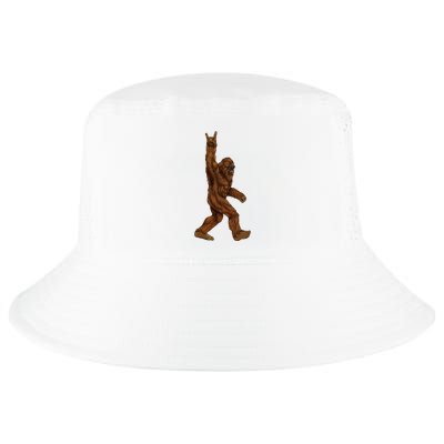 Bigfoot Sasquatch Rock and Roll Sunglasses Rock On Cool Comfort Performance Bucket Hat
