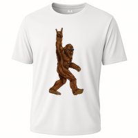 Bigfoot Sasquatch Rock and Roll Sunglasses Rock On Performance Shirt