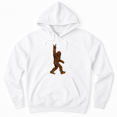 Bigfoot Sasquatch Rock and Roll Sunglasses Rock On Hoodie