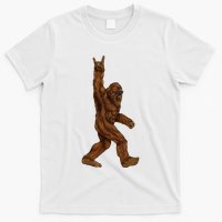 Bigfoot Sasquatch Rock and Roll Sunglasses Rock On T-Shirt