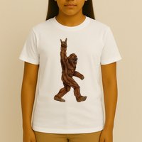 Bigfoot Sasquatch Rock and Roll Sunglasses Rock On T-Shirt
