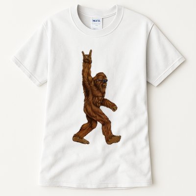 Bigfoot Sasquatch Rock and Roll Sunglasses Rock On Tall T-Shirt