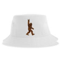 Bigfoot Sasquatch Rock and Roll Sunglasses Rock On Sustainable Bucket Hat