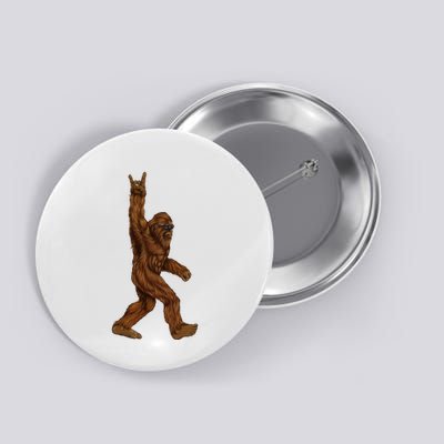 Bigfoot Sasquatch Rock and Roll Sunglasses Rock On Button