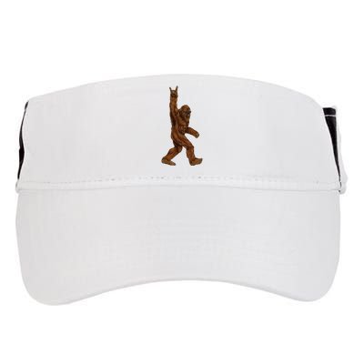 Bigfoot Sasquatch Rock and Roll Sunglasses Rock On Adult Drive Performance Visor
