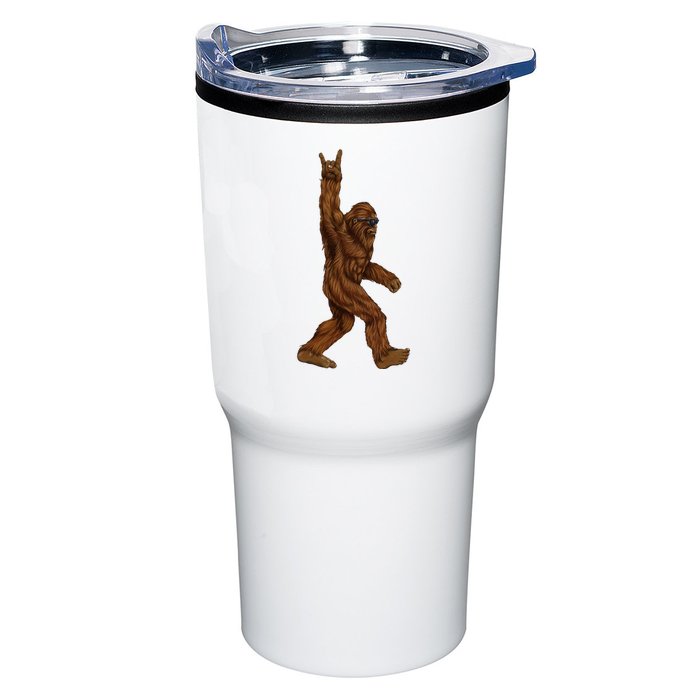 Bigfoot Sasquatch Rock and Roll Sunglasses Rock On Tumbler
