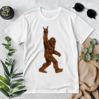 Bigfoot Sasquatch Rock and Roll Sunglasses Rock On Premium T-Shirt