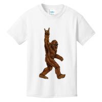 Bigfoot Sasquatch Rock and Roll Sunglasses Rock On Kids T-Shirt