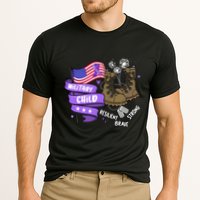 Brave Strong Resilient Military Child Us Flag Cooling Performance Crew T-Shirt
