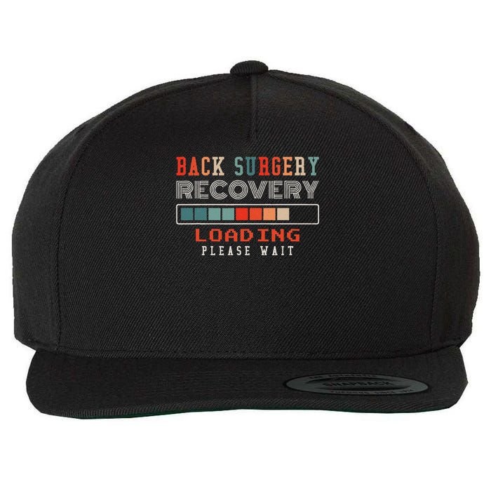 Back Surgery Recovery Loading Please Wait Wool Snapback Cap