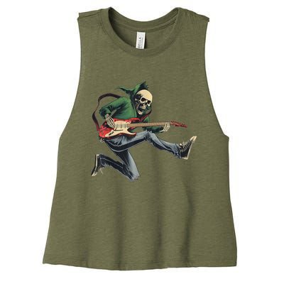 Band Shirts Rock And Roll Guitar T Shirts For  Band Tee Women's Racerback Cropped Tank