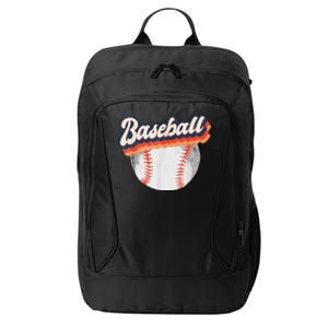 Baseball Sport Retro City Backpack