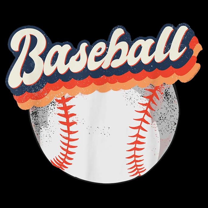 Baseball Sport Retro Drawstring Bag