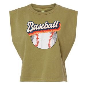 Baseball Sport Retro Garment-Dyed Women's Muscle Tee