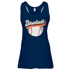 Baseball Sport Retro Ladies Essential Flowy Tank