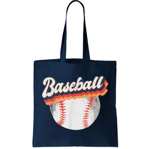 Baseball Sport Retro Tote Bag