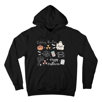 Boo Spooky Rad Tech Halloween Xray Fall Autumn Nurse Hoodie