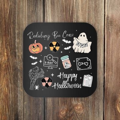 Boo Spooky Rad Tech Halloween Xray Fall Autumn Nurse Coaster