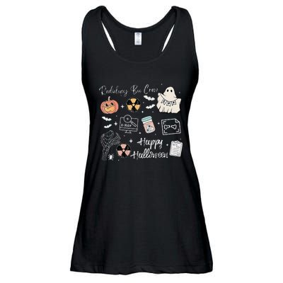 Boo Spooky Rad Tech Halloween Xray Fall Autumn Nurse Ladies Essential Flowy Tank