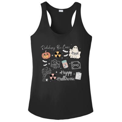 Boo Spooky Rad Tech Halloween Xray Fall Autumn Nurse Ladies PosiCharge Competitor Racerback Tank