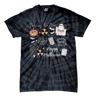 Boo Spooky Rad Tech Halloween Xray Fall Autumn Nurse Tie-Dye T-Shirt