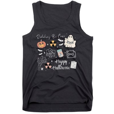 Boo Spooky Rad Tech Halloween Xray Fall Autumn Nurse Tank Top