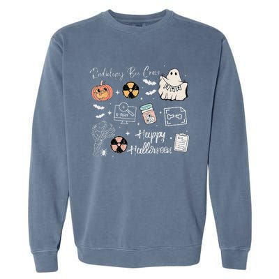 Boo Spooky Rad Tech Halloween Xray Fall Autumn Nurse Garment-Dyed Sweatshirt