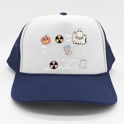 Boo Spooky Rad Tech Halloween Xray Fall Autumn Nurse Trucker Hat