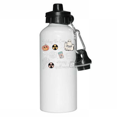 Boo Spooky Rad Tech Halloween Xray Fall Autumn Nurse Aluminum Water Bottle