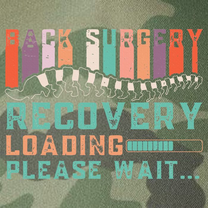 Back Surgery Recovery Funny Spinal Fusion Get Well Soon Legacy Tie Dye Trucker Hat