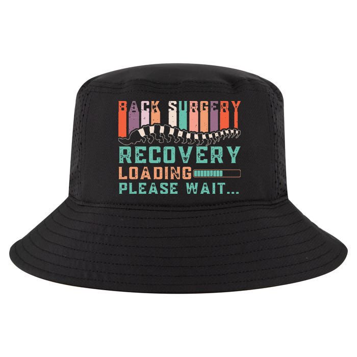 Back Surgery Recovery Funny Spinal Fusion Get Well Soon Cool Comfort Performance Bucket Hat