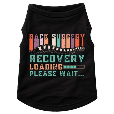 Back Surgery Recovery Funny Spinal Fusion Get Well Soon Doggie Tank